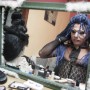 By Sara Yun By Sara Yun. Behind The Mask.: Santiago, from the Canary Islands, getting ready for work as a transformist.